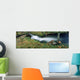 High Angle View Of A River In A Forest, Republic Of Ireland Wall Mural