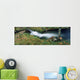 High Angle View Of A River In A Forest, Republic Of Ireland Wall Mural