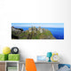 Castle On A Cliff, Dunluce Castle, County Antrim, Northern Ireland Wall Mural