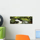 River Flowing Through A Forest Wall Mural