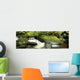 River Flowing Through A Forest Wall Mural