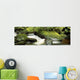 River Flowing Through A Forest Wall Mural