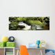 River Flowing Through A Forest Wall Mural