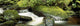 River Flowing Through A Forest Wall Mural
