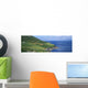 High Angle View Of A Coastline Wall Mural