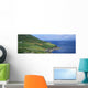 High Angle View Of A Coastline Wall Mural