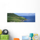 High Angle View Of A Coastline Wall Mural
