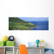 High Angle View Of A Coastline Wall Mural