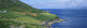 High Angle View Of A Coastline Wall Mural