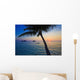 Pacific Sunrise with Palm Wall Mural