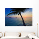 Pacific Sunrise with Palm Wall Mural