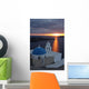 Sunset in Santorini island Wall Mural