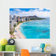 Waikiki Beach and Diamond Wall Decal