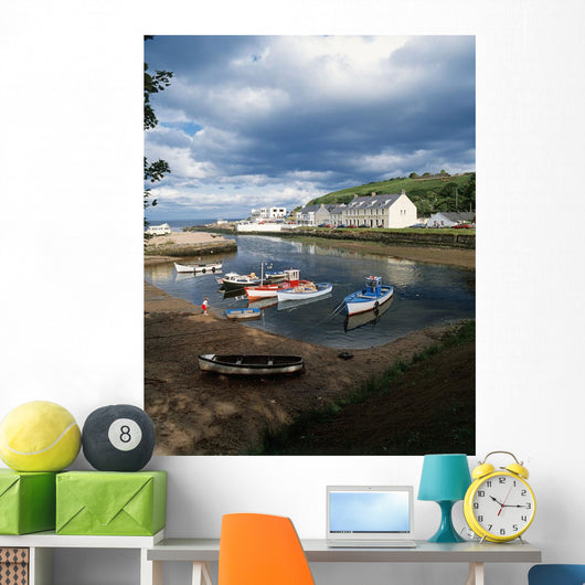 Cushendun, Co Antrim, Ireland Wall Mural