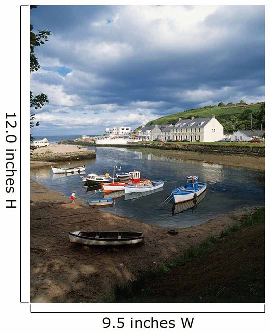 Cushendun, Co Antrim, Ireland Wall Mural