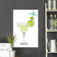 Margarita in a glass Wall Decal
