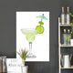 Margarita in a glass Wall Decal