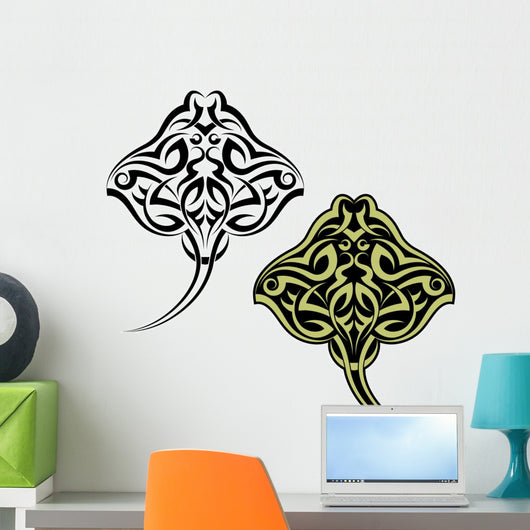 tattoo stingray fish Wall Decal