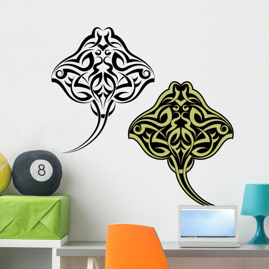 tattoo stingray fish Wall Decal