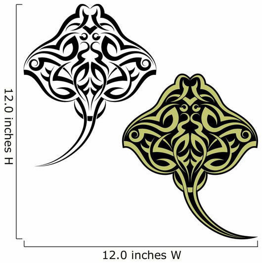 tattoo stingray fish Wall Decal