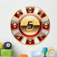 casino's decorative golden coin Wall Decal