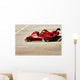 Red Racing Car Wall Decal Design 2