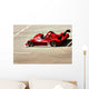 Red Racing Car Wall Decal Design 2