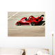 Red Racing Car Wall Mural