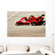 Red Racing Car Wall Decal Design 2