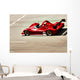 Red Racing Car Wall Decal Design 2