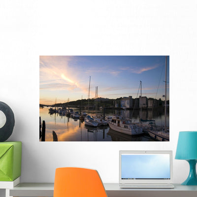 River Suir from Millenium Wall Mural shown on a wall