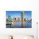 Baltimore Skyline under Clear Wall Decal