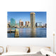 Baltimore Skyline under Clear Wall Decal