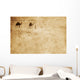 Camels In The Desert Wall Mural