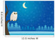 snowy winter owl Wall Mural