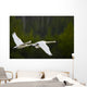 Geese In Flight Wall Mural