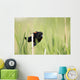 Bird Perched On Twig Wall Mural