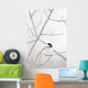 Bird On A Branch Wall Mural