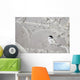 Small Bird On Tree Branch Wall Mural