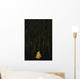 Yellow Tree In Green Forest Wall Mural
