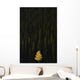 Yellow Tree In Green Forest Wall Mural