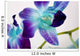 Flowers On White Background Wall Mural