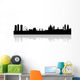 london city skyline with landmarks vector Wall Decal