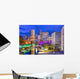 Indianapolis Indiana USA Evening Skyline Wall Decal