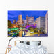 Indianapolis Indiana USA Evening Skyline Wall Decal