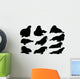 Walrus Silhouette Vector Graphics Wall Decal Sticker Set