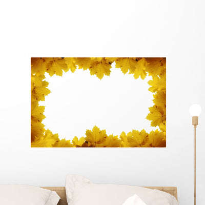 Autumn Wall Decal shown on a wall