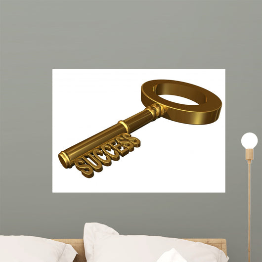Key to Success Wall Decal