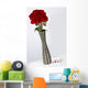 I Love You Card With Roses In A Vase Wall Mural