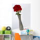 I Love You Card With Roses In A Vase Wall Mural